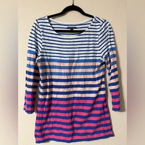 American Eagle Outfitters Fitted Striped Top